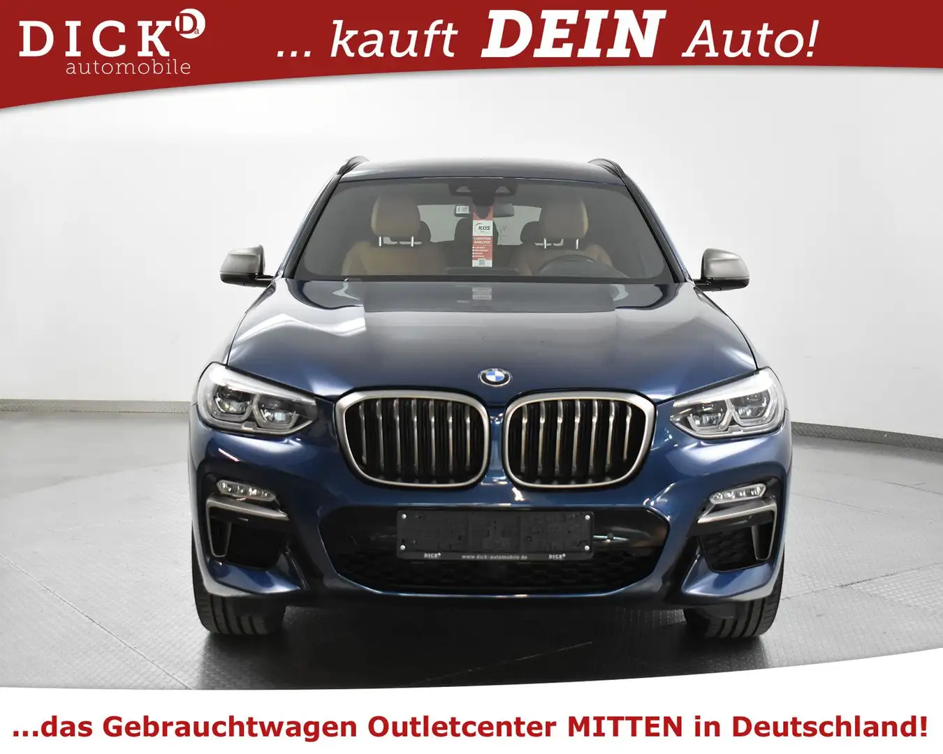BMW X3 M d SHADO+MEMO+STNDHZ+HEAD+H&K+KAMER+LED+20" Blau - 2