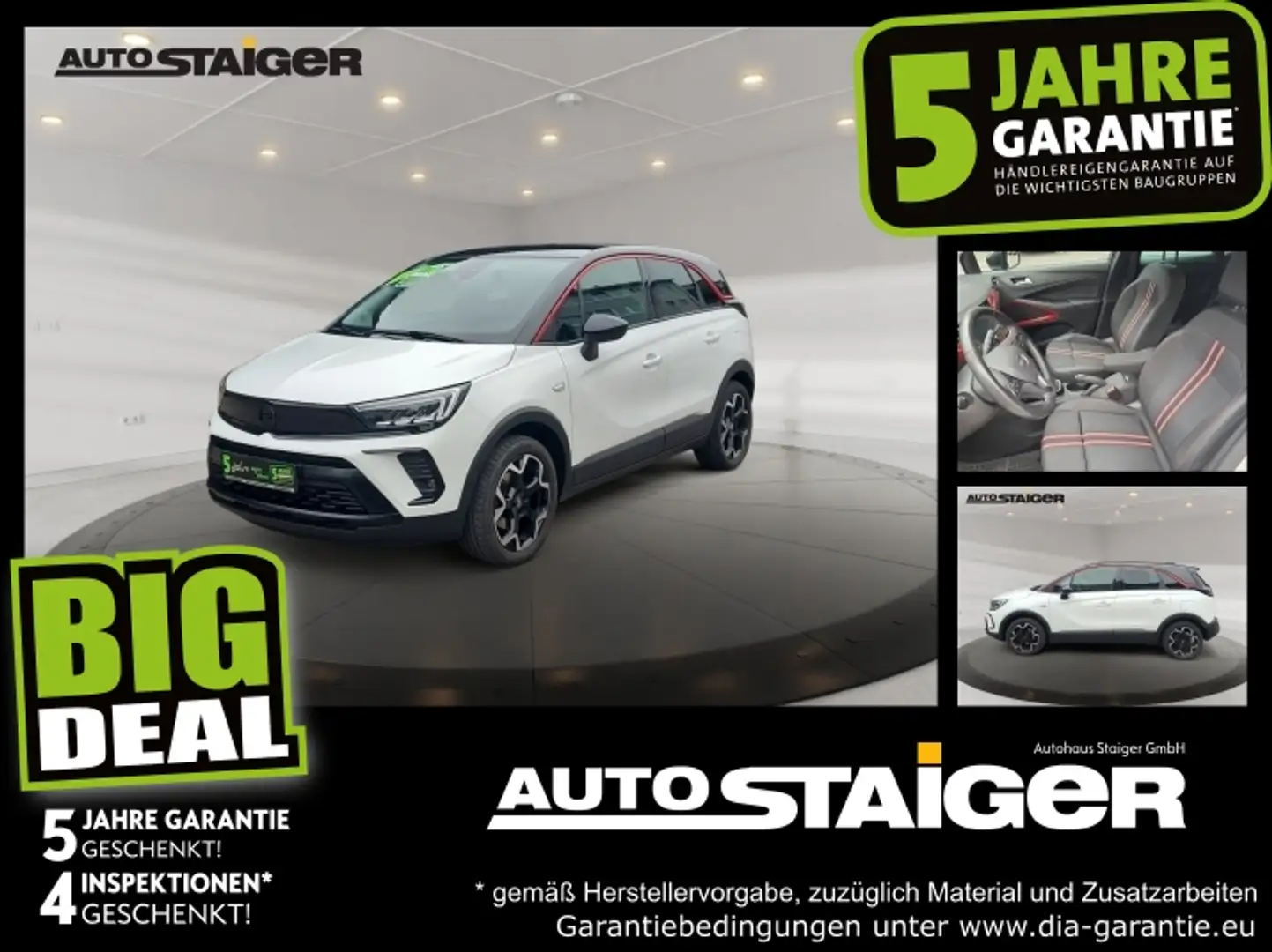 Opel Crossland 1.2 Turbo Winterpaket*Parksensoren Weiß - 1