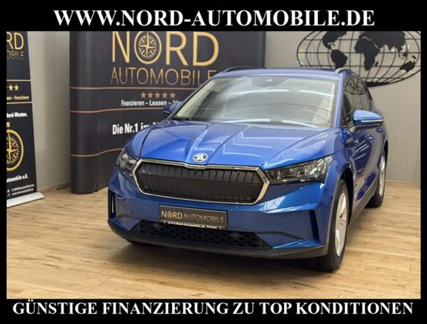 Skoda Enyaq iV Automatik Teilleder/Navi/LED Blau - 1