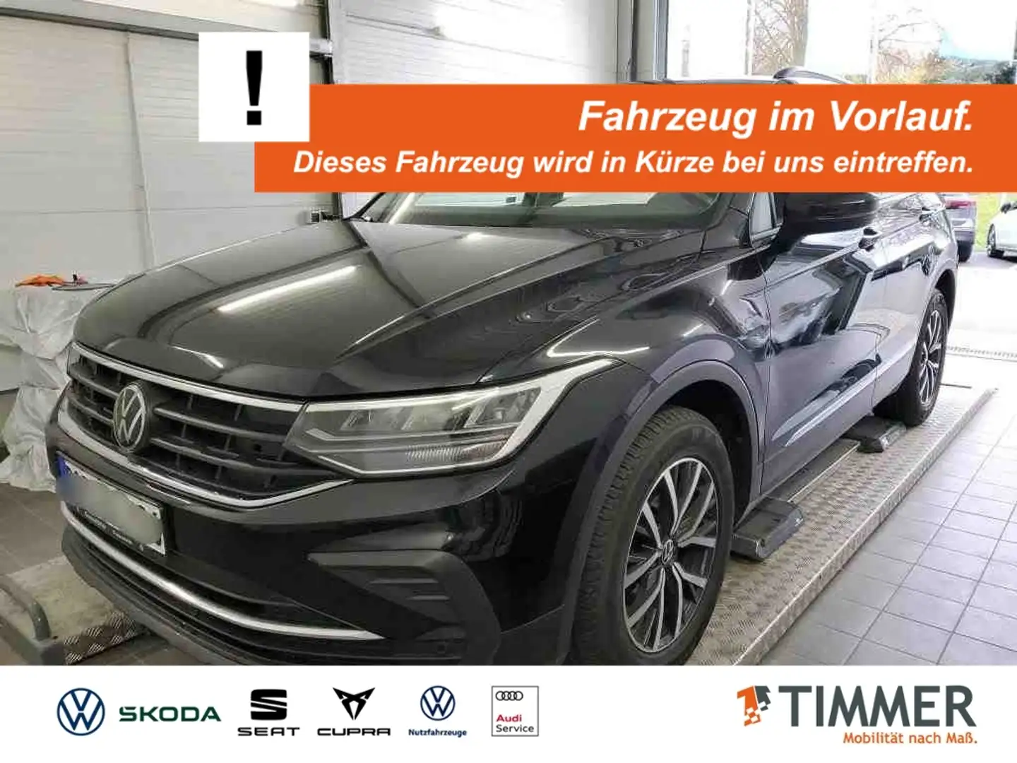 Volkswagen Tiguan 2.0 TDI DSG LIFE +AHK +LED +ACC +RKAM +NAVI +ALU Schwarz - 1