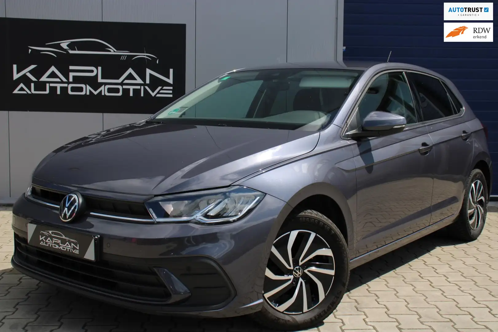 Volkswagen Polo 1.0 TSI Lane Assist Stoelverw PDC CarPlay BTW Gara Gris - 1
