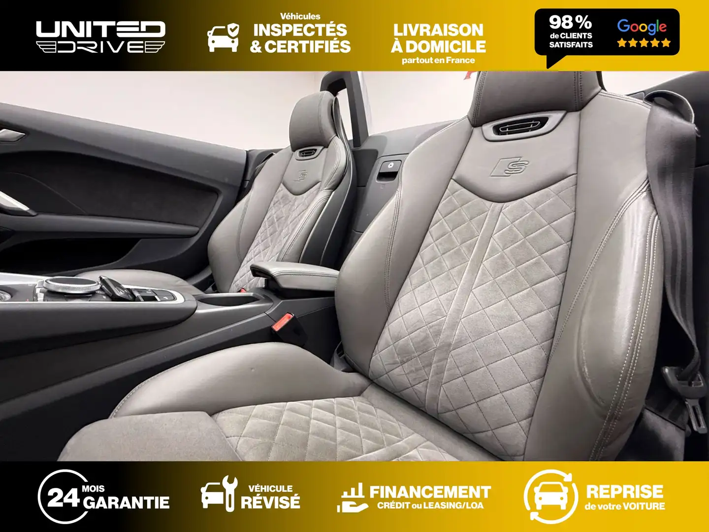 Audi TTS Roadster 2.0 TFSI 310 S tronic 6 Quattro Rouge - 2