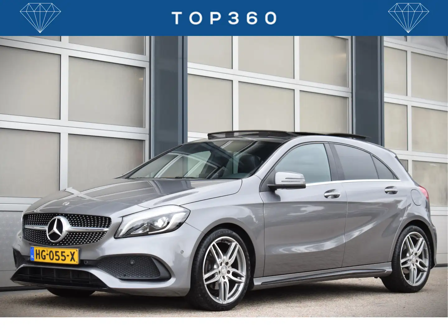 Mercedes-Benz A 180 AMG pakket Pano | Flippers | Camera | Stoelverwarm Grijs - 1