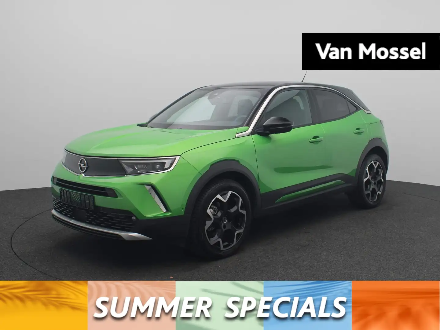 Opel Mokka-E Ultimate 50-kWh | Navi | ECC | PDC | LMV | LED | C Groen - 1