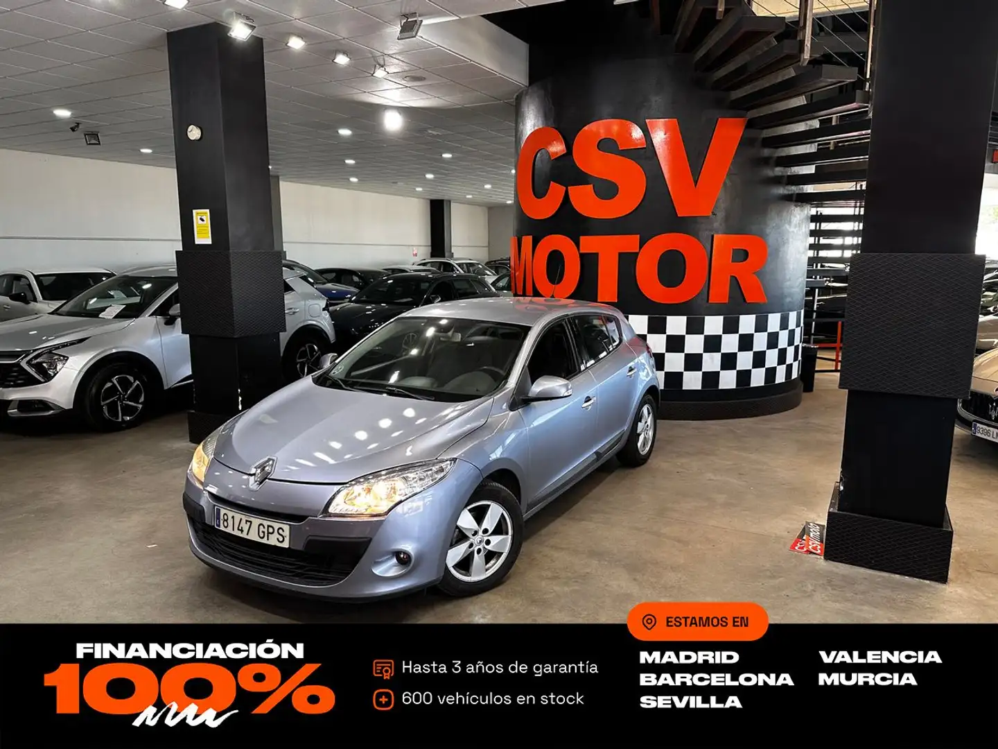 Renault Megane 1.5dCi Dynamique 105 eco2 Gris - 1