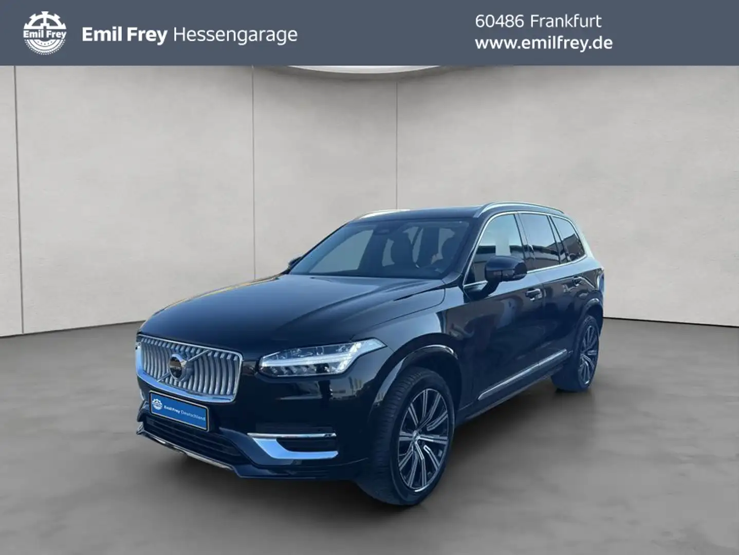 Volvo XC90 XC90 B5 AWD Plus-Bright 7S Glasd Standh 360° AHK Schwarz - 1