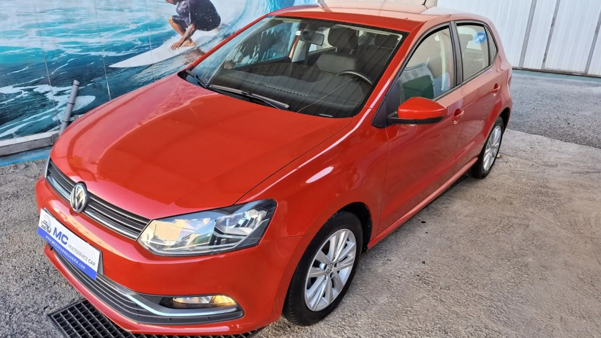 Volkswagen Polo 1.2 TSI BMT Advance DSG 66kW Rood - 1
