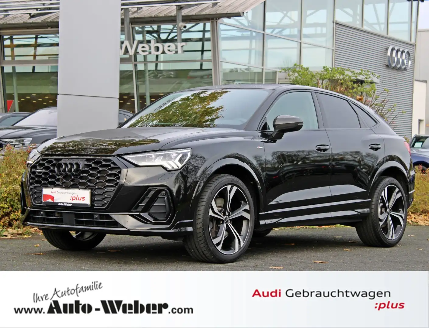 Audi Q3 Sportback 45TFSI qu S LINE BLACK PANO AHK ACC Schwarz - 1