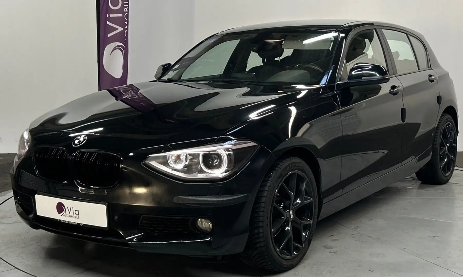 BMW 116 116i 136 ch 125g Premiere Noir - 1