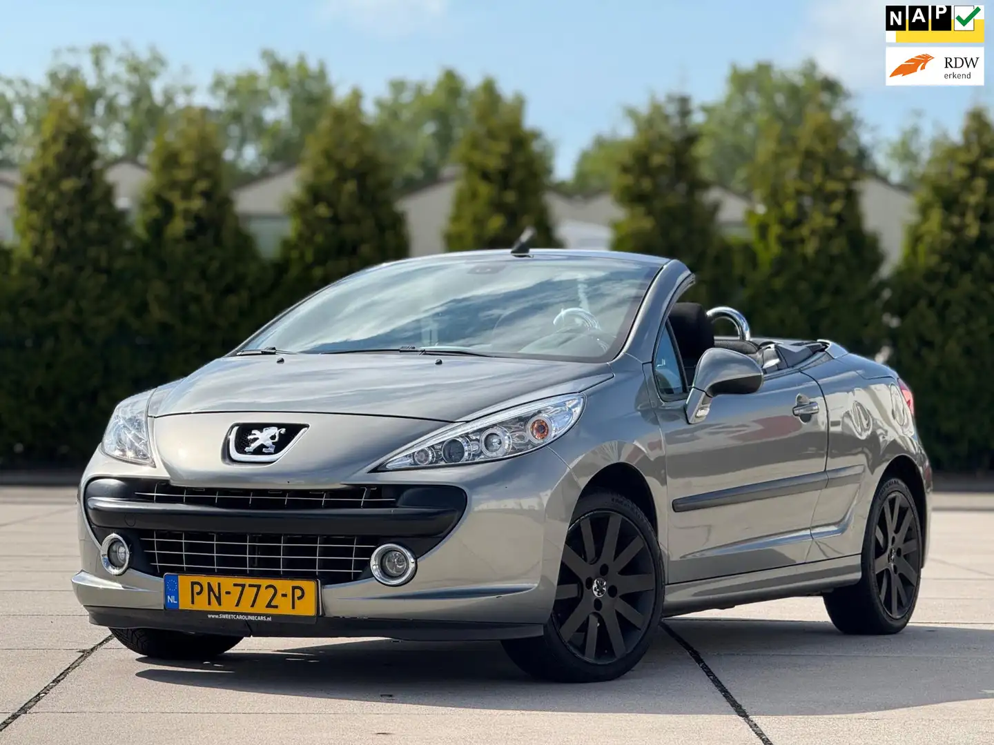 Peugeot 207 CC 1.6 VTi | Airco | Bluethooth | Navigatie | Park Grijs - 1