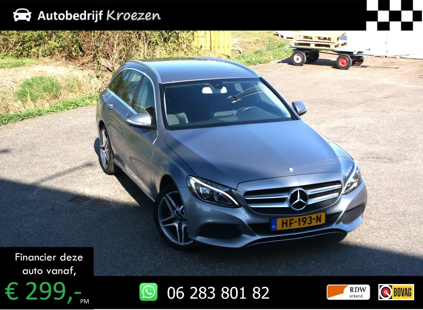 Mercedes-Benz C 180 Estate Ambition | Led | Cruise | Grijs - 1