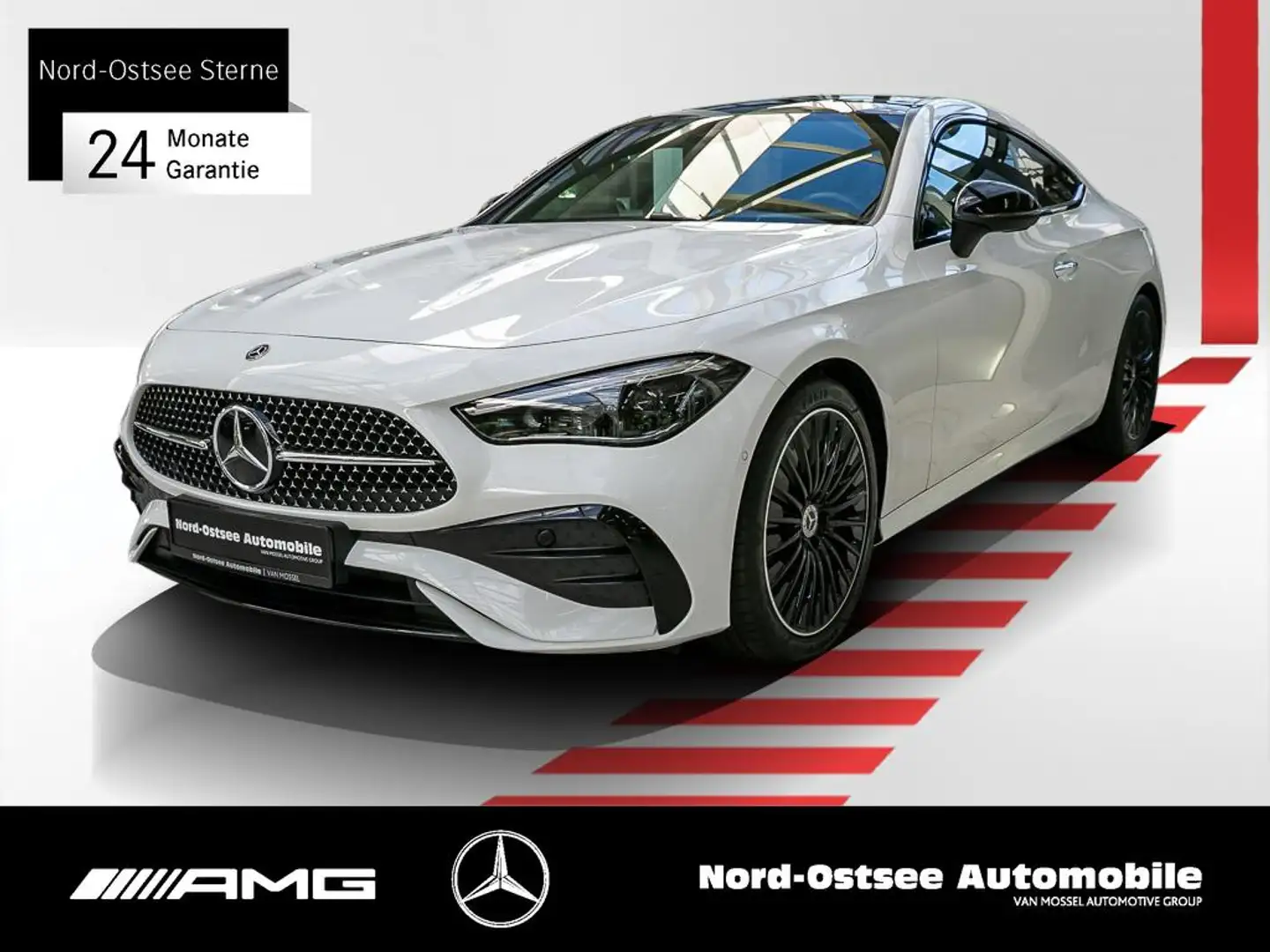 Mercedes-Benz CLE 220 d AMG COUPÉ ADV.+ NIGHT PANO SOUND 3D Wit - 1