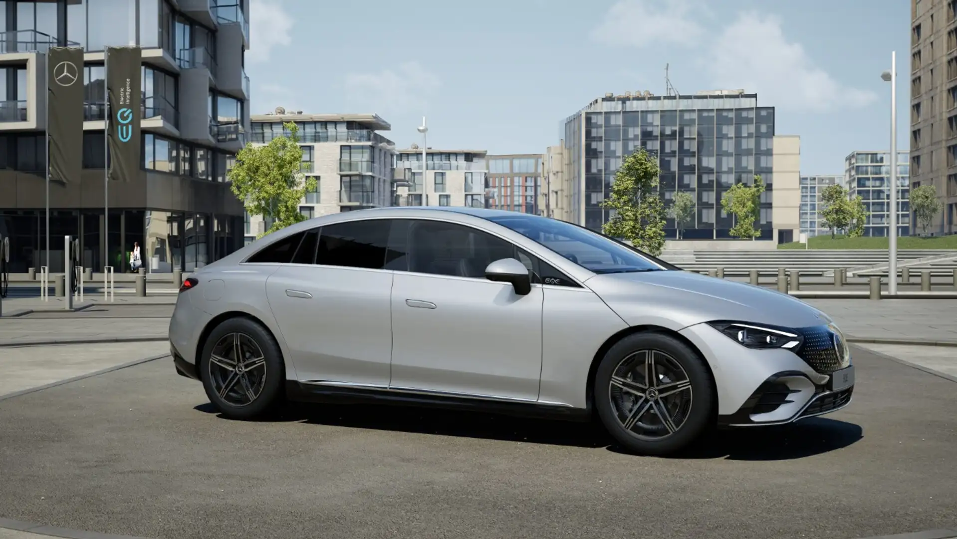 Mercedes-Benz EQE 300 Ö-Edition Navi,Rückfahrkamera,Klima Silber - 2