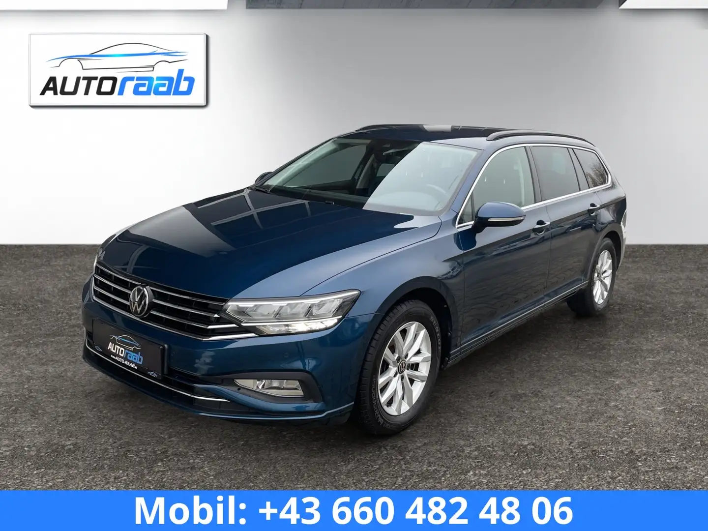 Volkswagen Passat Variant Business 2,0 TDI DSG *AHV*RFK*APP*LED*ACC* Blau - 1