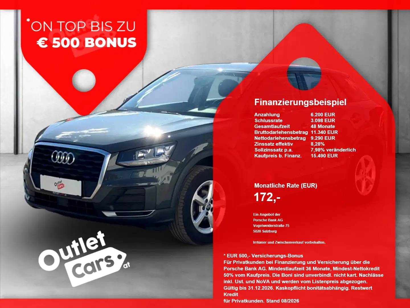 Audi Q2 1.0 30 TFSI ASSIST+SHZ Grau - 1