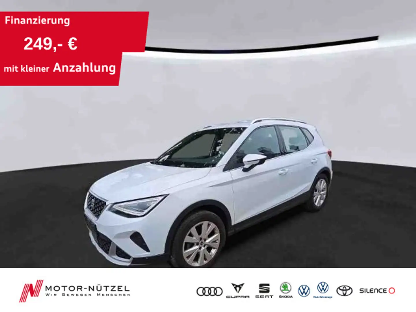 SEAT Arona 1.0 TSI DSG XPERIENCE LED+NAVI+APP+SHZ+GRA Weiß - 1