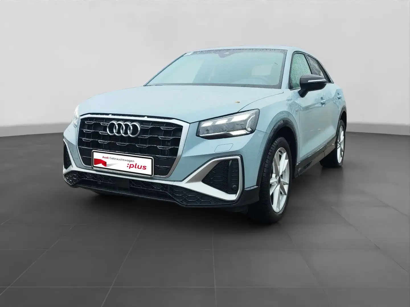 Audi Q2 35 TFSI 2x S LINE LM18 FEINNAPPA AHK ST.HEIZ Grau - 2