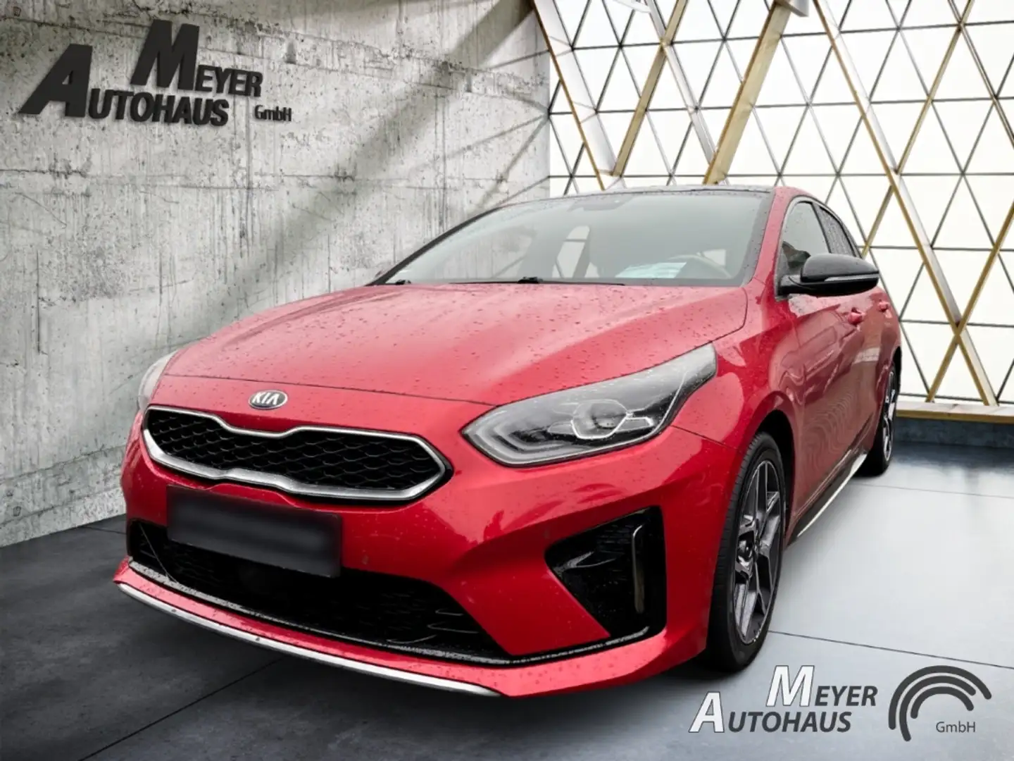 Kia ProCeed / pro_cee'd 1.4 T-GDI GT-Line +Glasdach+Navi+Leder+Technologie Rouge - 1