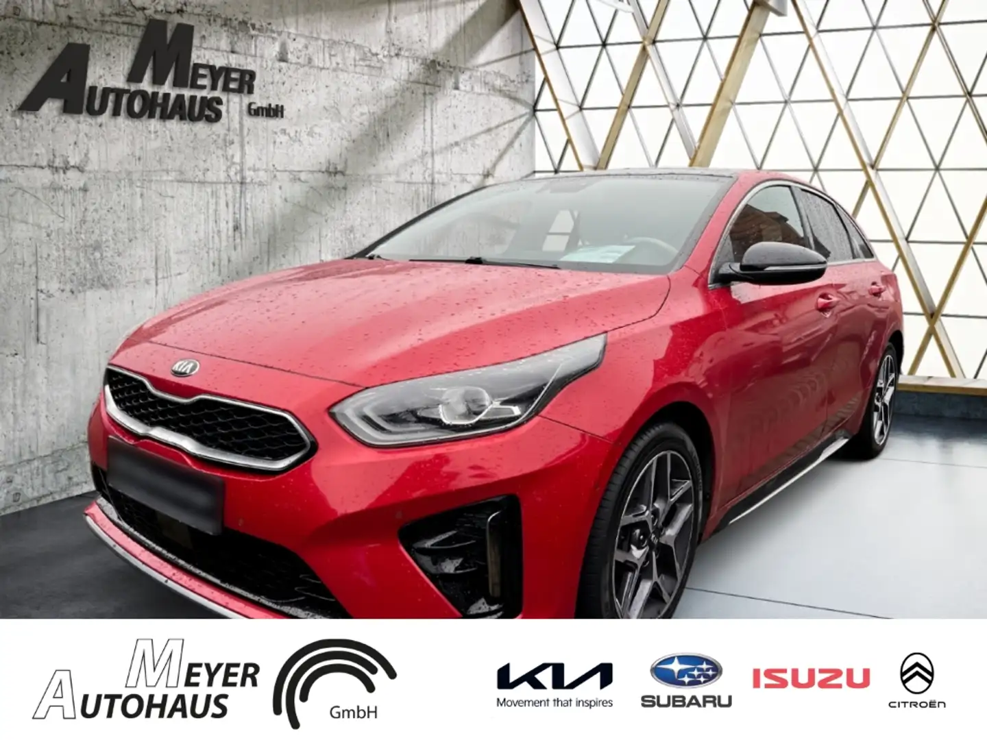 Kia ProCeed / pro_cee'd 1.4 T-GDI GT-Line +Glasdach+Navi+Leder+Technologie Rouge - 2