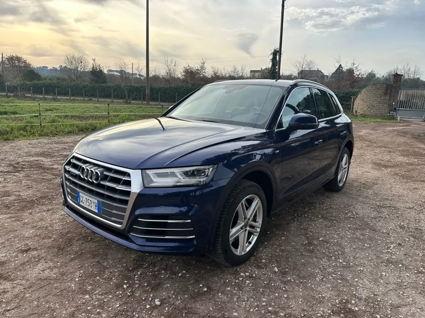 Audi Q5 45 TDI quattro tiptronic S line plus Bleu - 1
