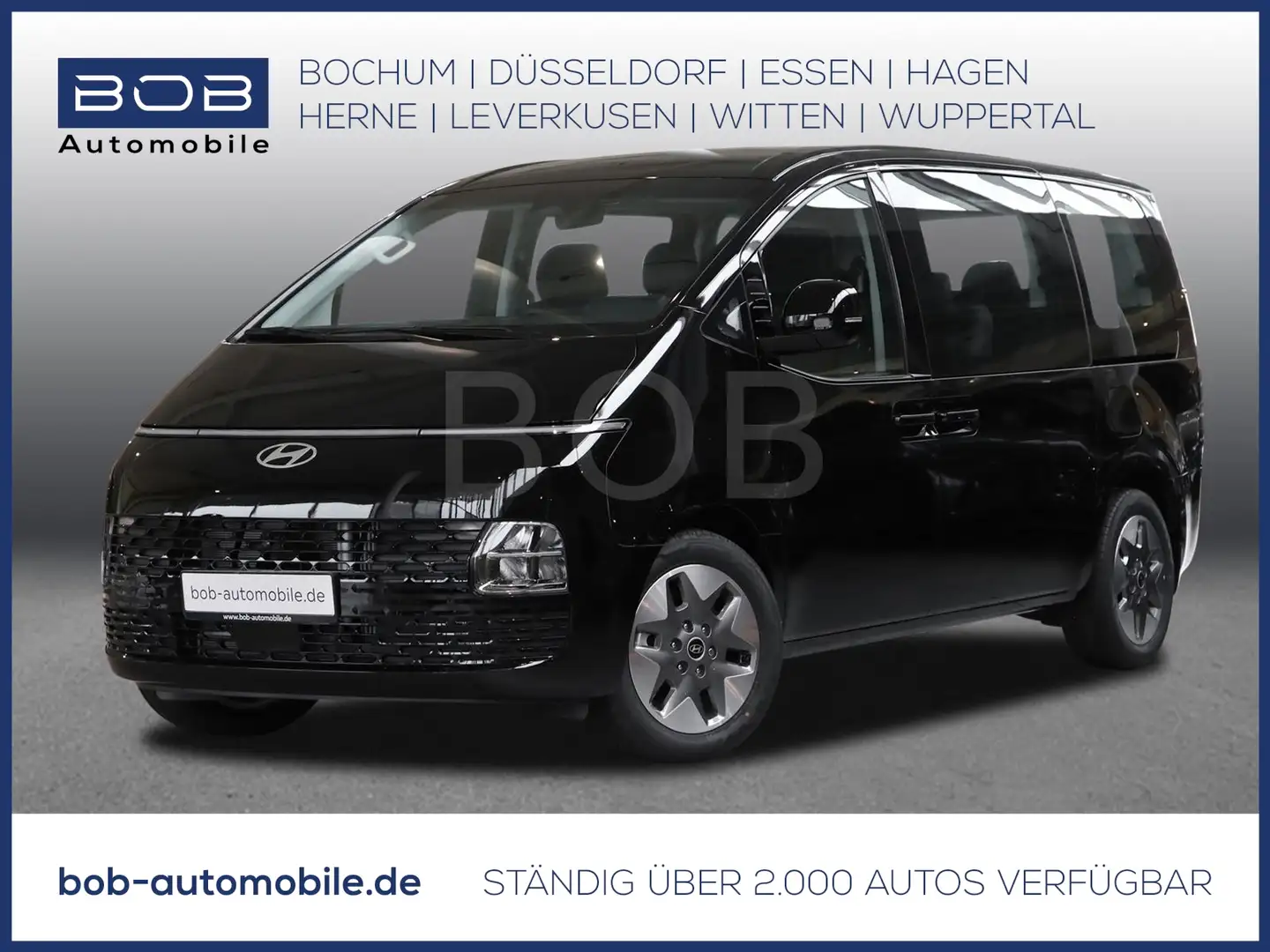 Hyundai STARIA 9-Sitzer MY25 HEV 1.6 T-GDI TREND 8-fach bereift Schwarz - 1