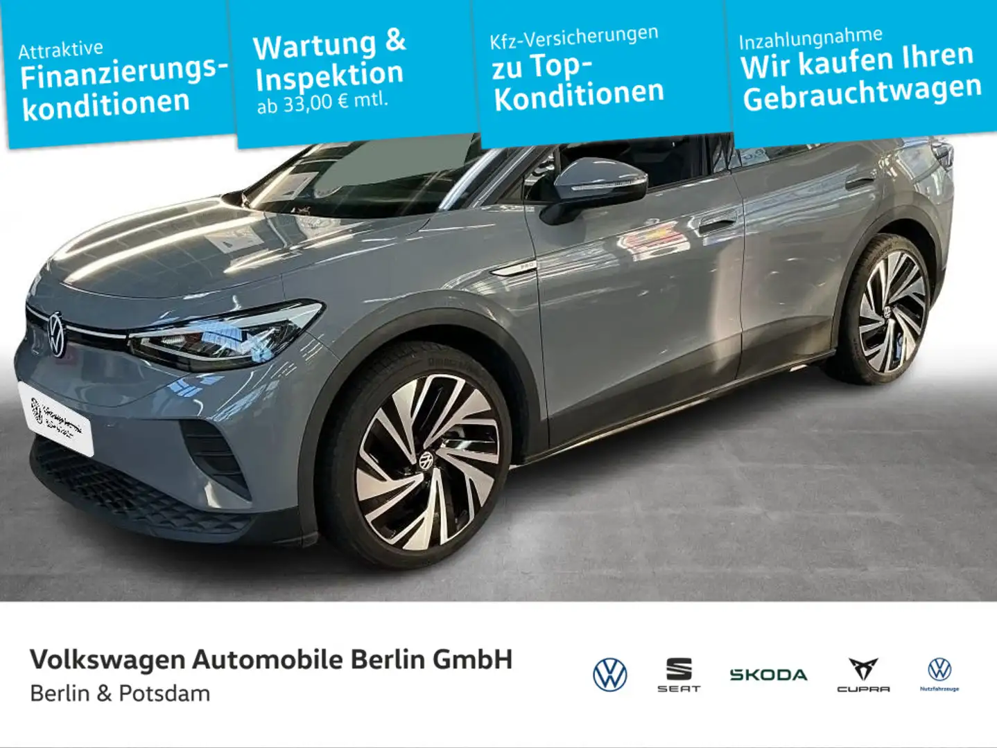 Volkswagen ID.4 Pro Performance Life Nav Wärmepumpe Sitzhzg Grau - 1