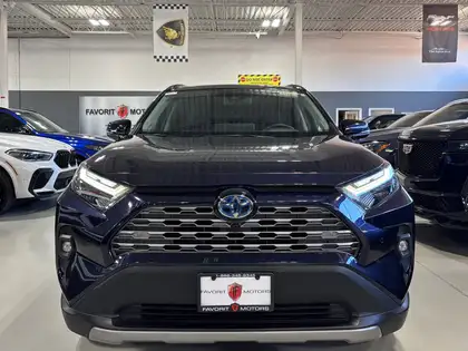 Blue 2024 Toyota RAV4 Hybrid SUV / Crossover All-Wheel Drive Automatic
