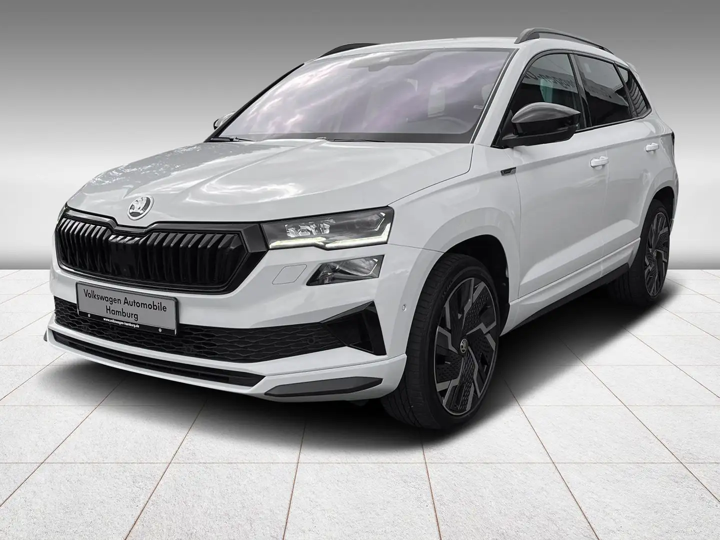 Skoda Karoq 2.0 TSI Sportline 4x4 DSG AHK Kamera LED Weiß - 2