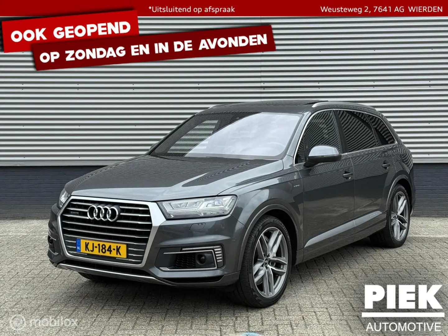 Audi Q7 3.0 TDI e-tron quattro Sport S-Line PANORAMADAK Gris - 1