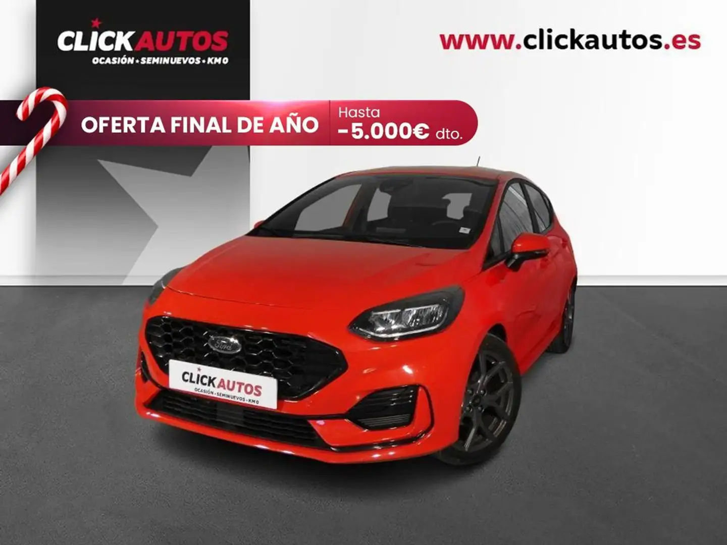 Ford Fiesta 1.0 Ecoboost 125CV MHEV STLine Rouge - 1
