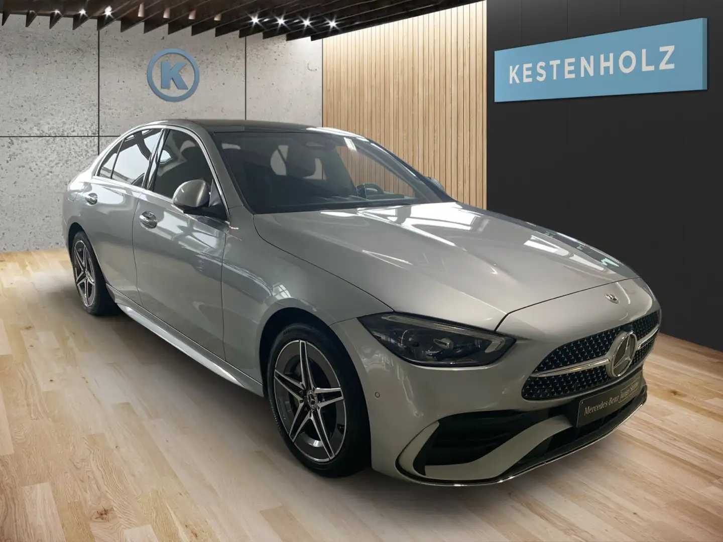 Mercedes-Benz C 300 C 300 de *AMG*AHK*PANO*360°KAM*MEMO*STHZ* Silber - 2