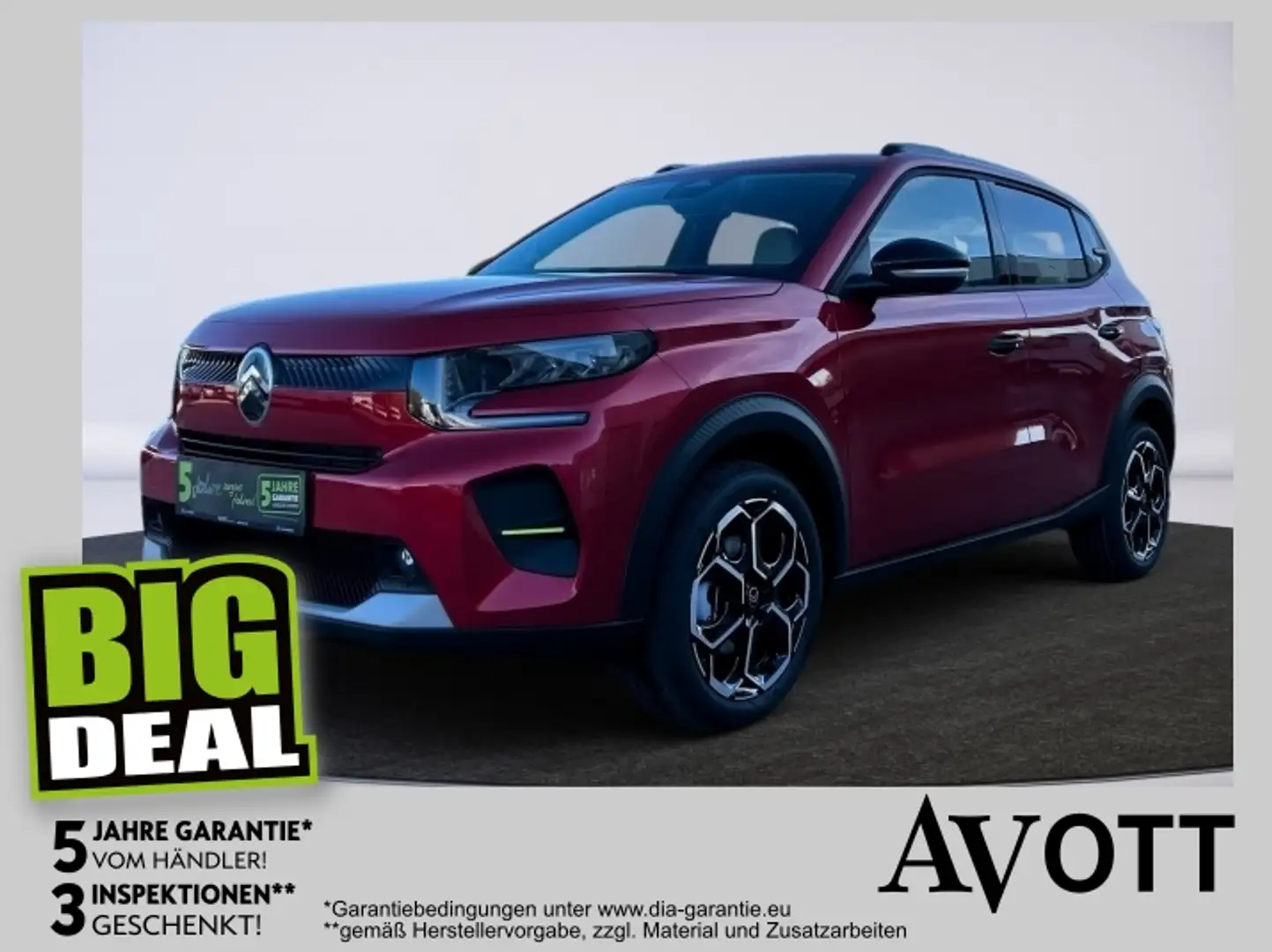 Citroen C3 PT 100 Max Tageszulassung-Aktion Rot - 1