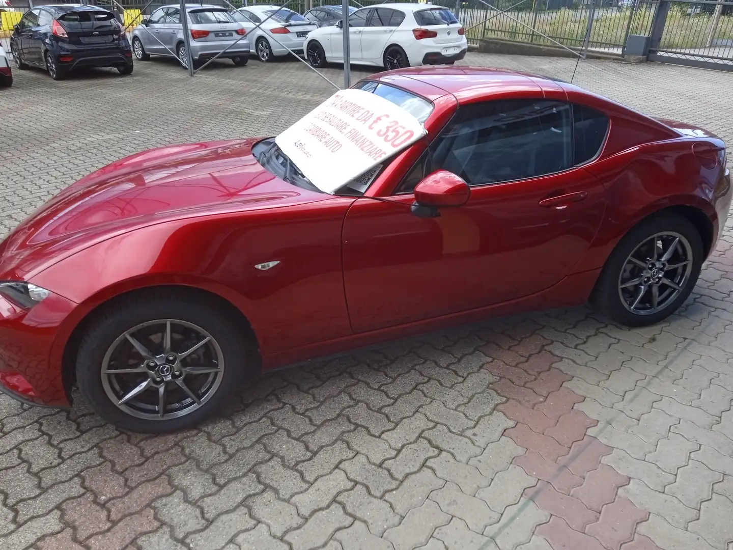 Mazda MX-5 RF SPORT-LINE 17" PELLE TOTALE NAVY SENS PARK Rouge - 1
