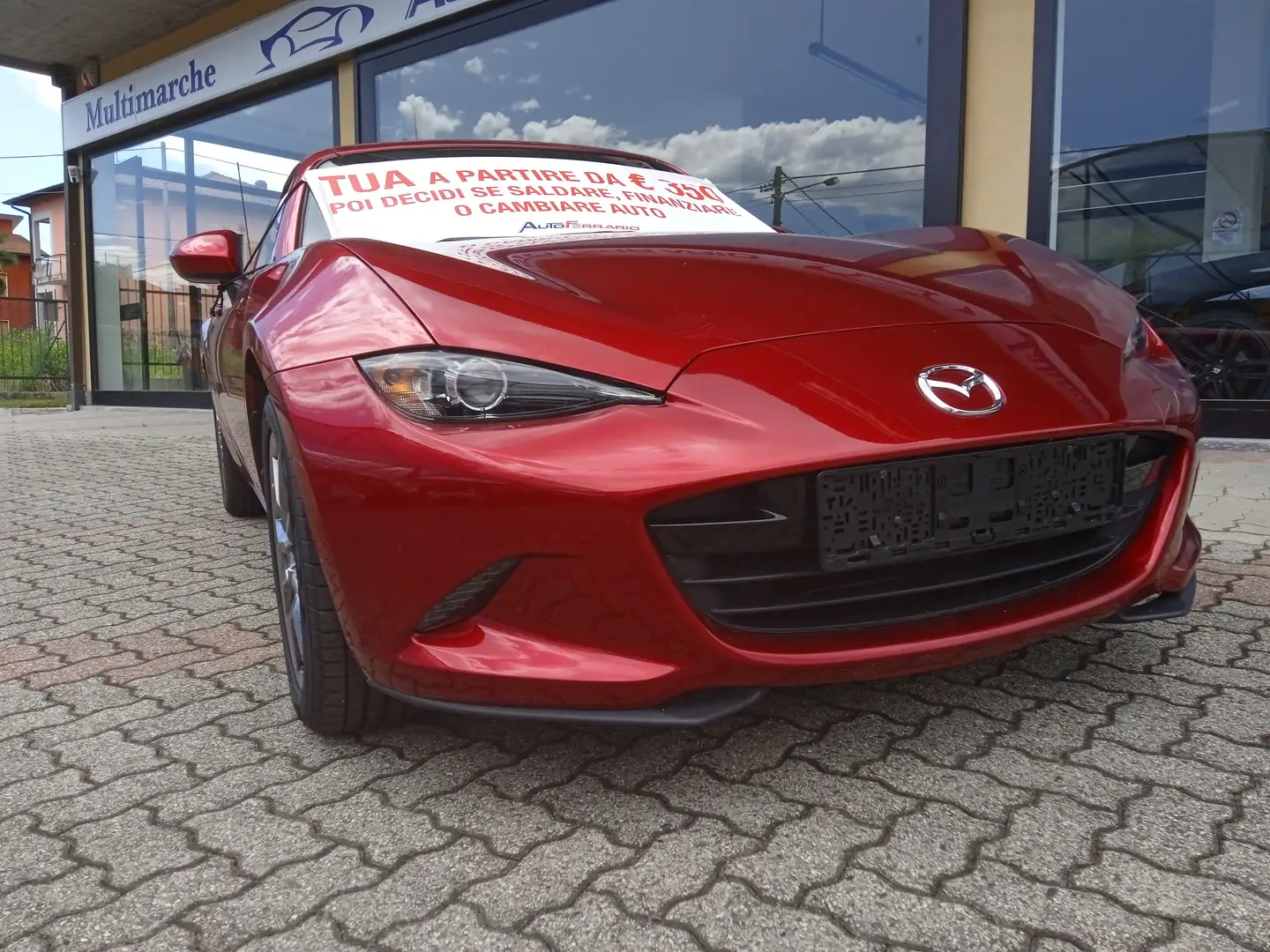 Mazda MX-5 RF SPORT-LINE 17" PELLE TOTALE NAVY SENS PARK Rouge - 2