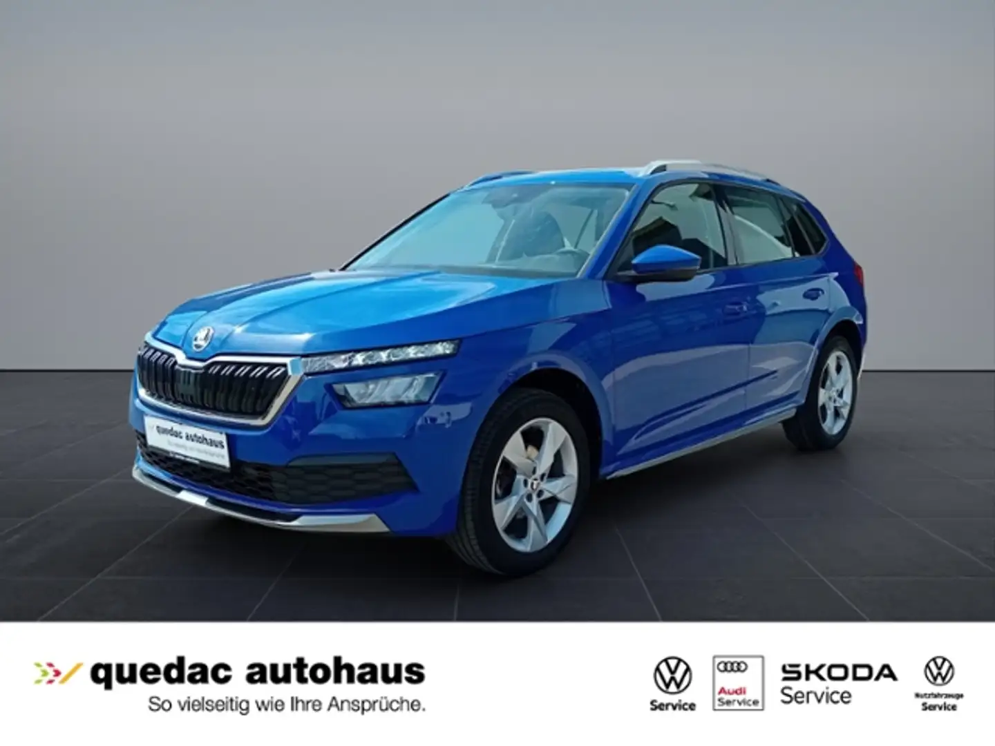 Skoda Kamiq 1.0 TSI Style AHK SHZ LED Bleu - 1