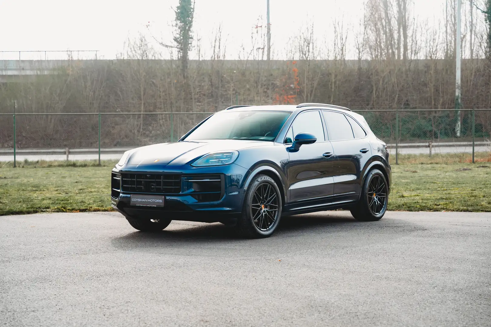 Porsche Cayenne E-hybrid/SportDesign/Pano/Luchtv/Bose/Volleder/BTW Blau - 1