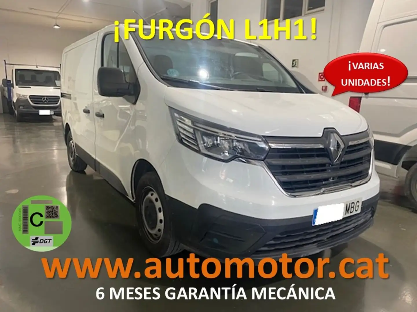Renault Trafic Furgón L1H1 BluedCi 81kW Blanco - 1