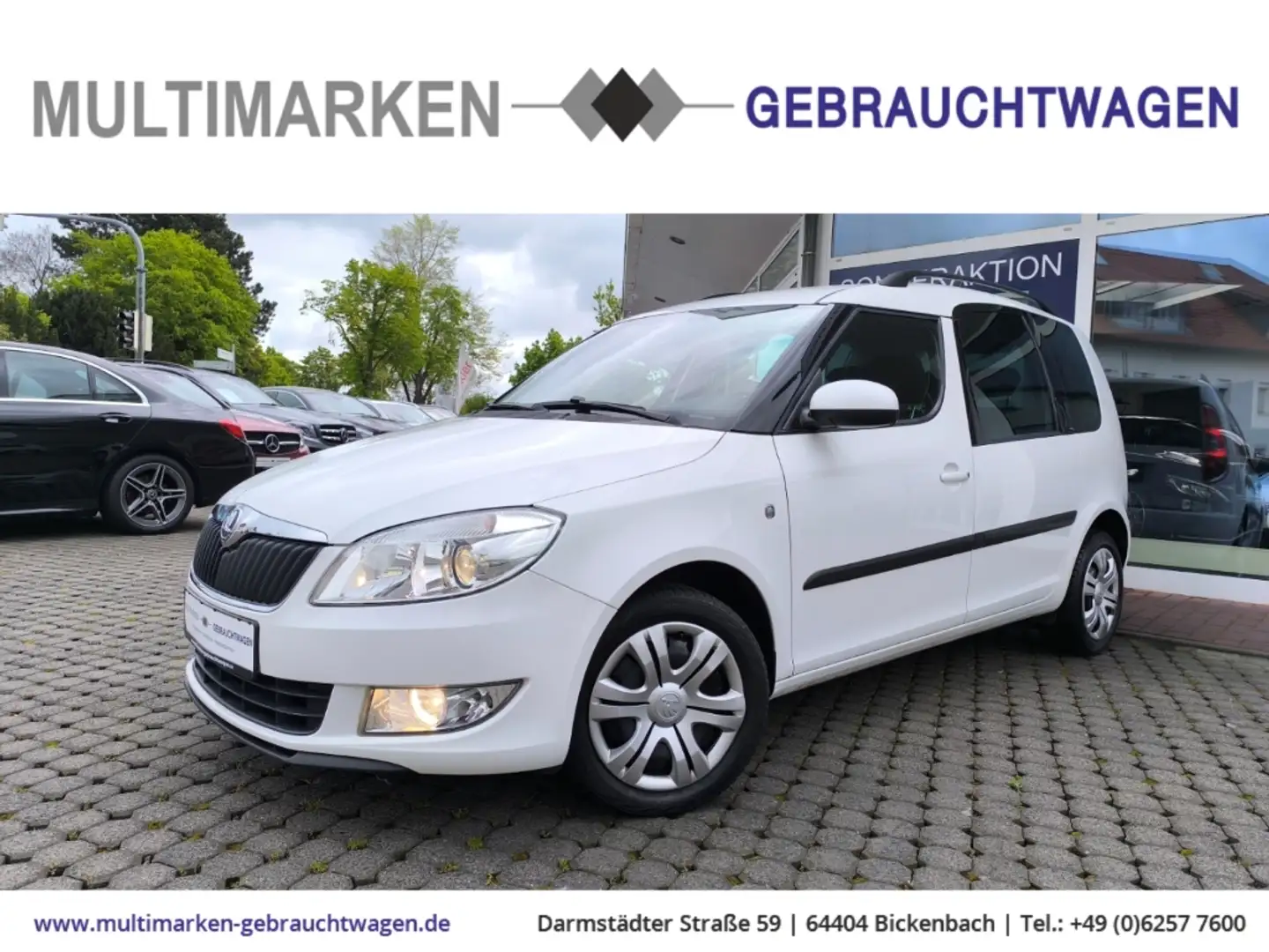 Skoda Roomster Ambition Plus Edition 1.2 TSI Klimaaut/SHZ/PDC Weiß - 1