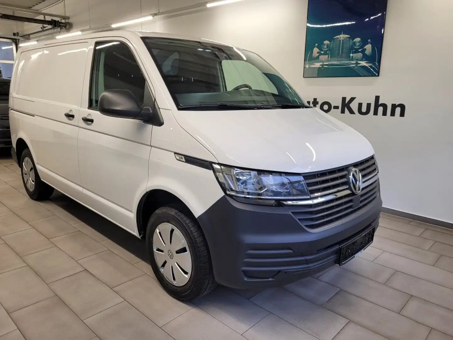 Volkswagen T6.1 Transporter Eco Profi 2,0TDI 81KW AHK,Klima,Einparkhilfe hinte Weiß - 1