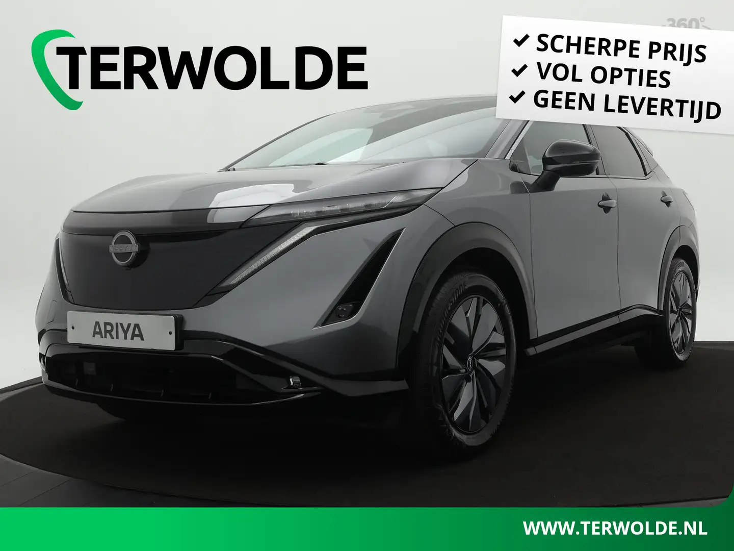 Nissan Ariya Engage 66 kWh | DEMO |Parkeersensoren voor en acht Grijs - 1