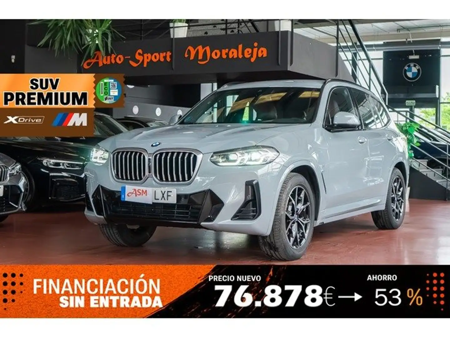BMW X3 xDrive 20dA xLine Gris - 1