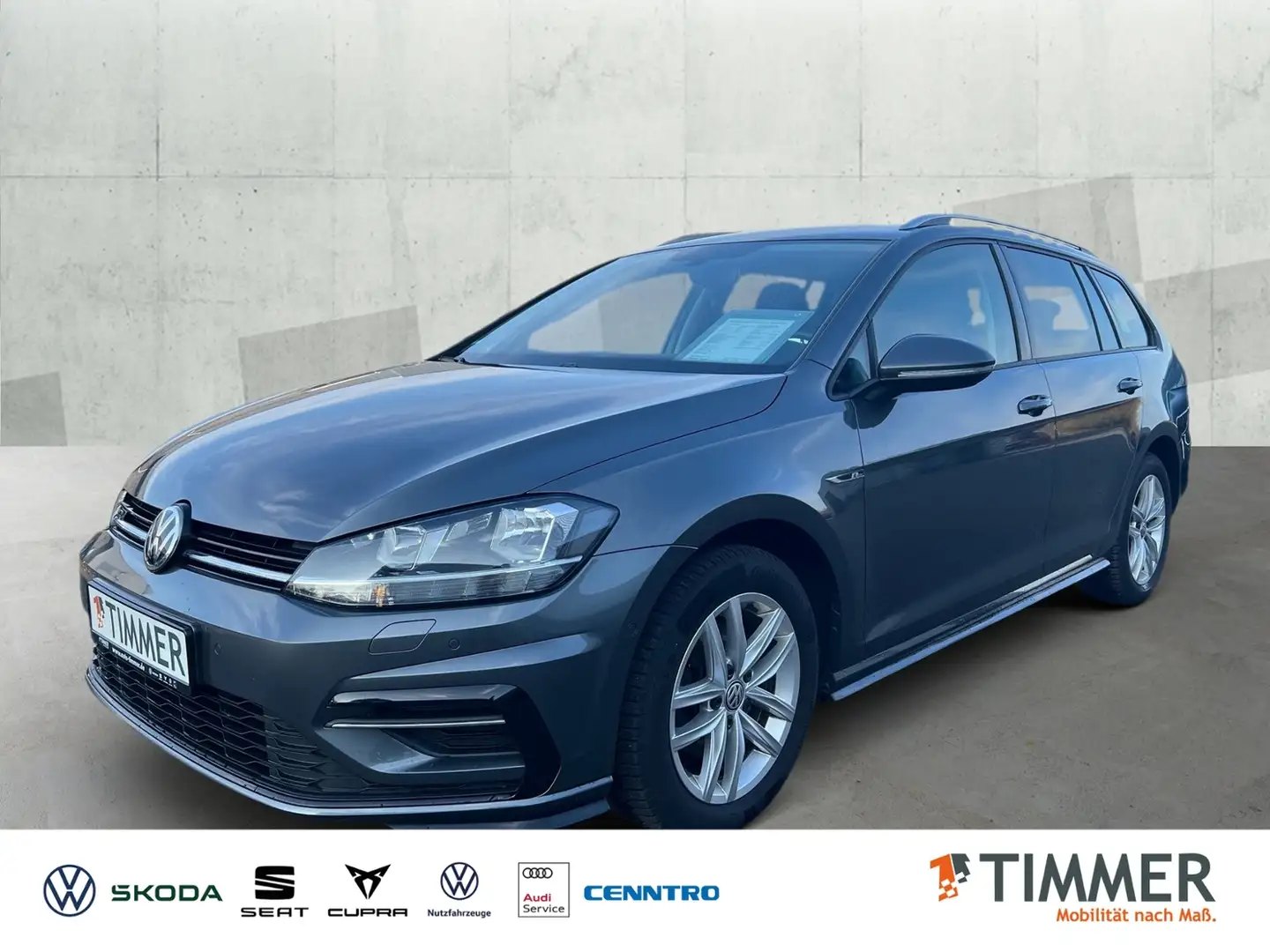 Volkswagen Golf Variant VII Variant 1.5 TSI R-Line ACC*R-Kam*NAVI*ALLWETT Grau - 1