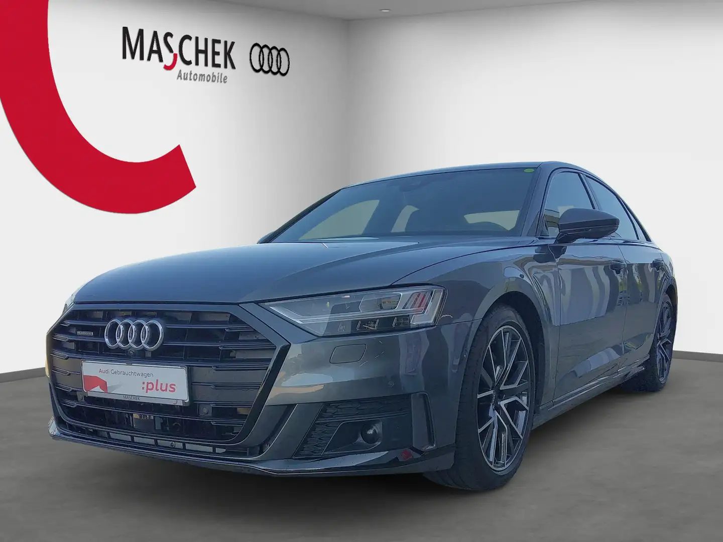 Audi A8 S line 50 TDI Black AHK Pano HUD B&O Standh Top Vi Grau - 2
