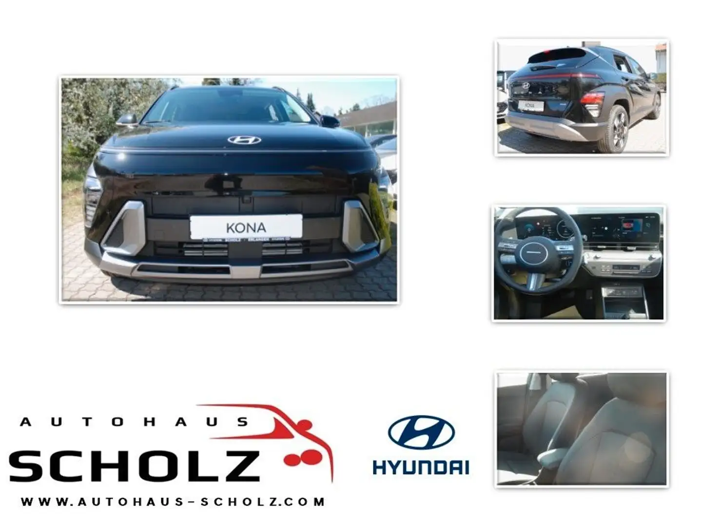 Hyundai KONA 1.6 T-GDI 125kW Prime DCT 4WD Bose Sitzpake Schwarz - 1
