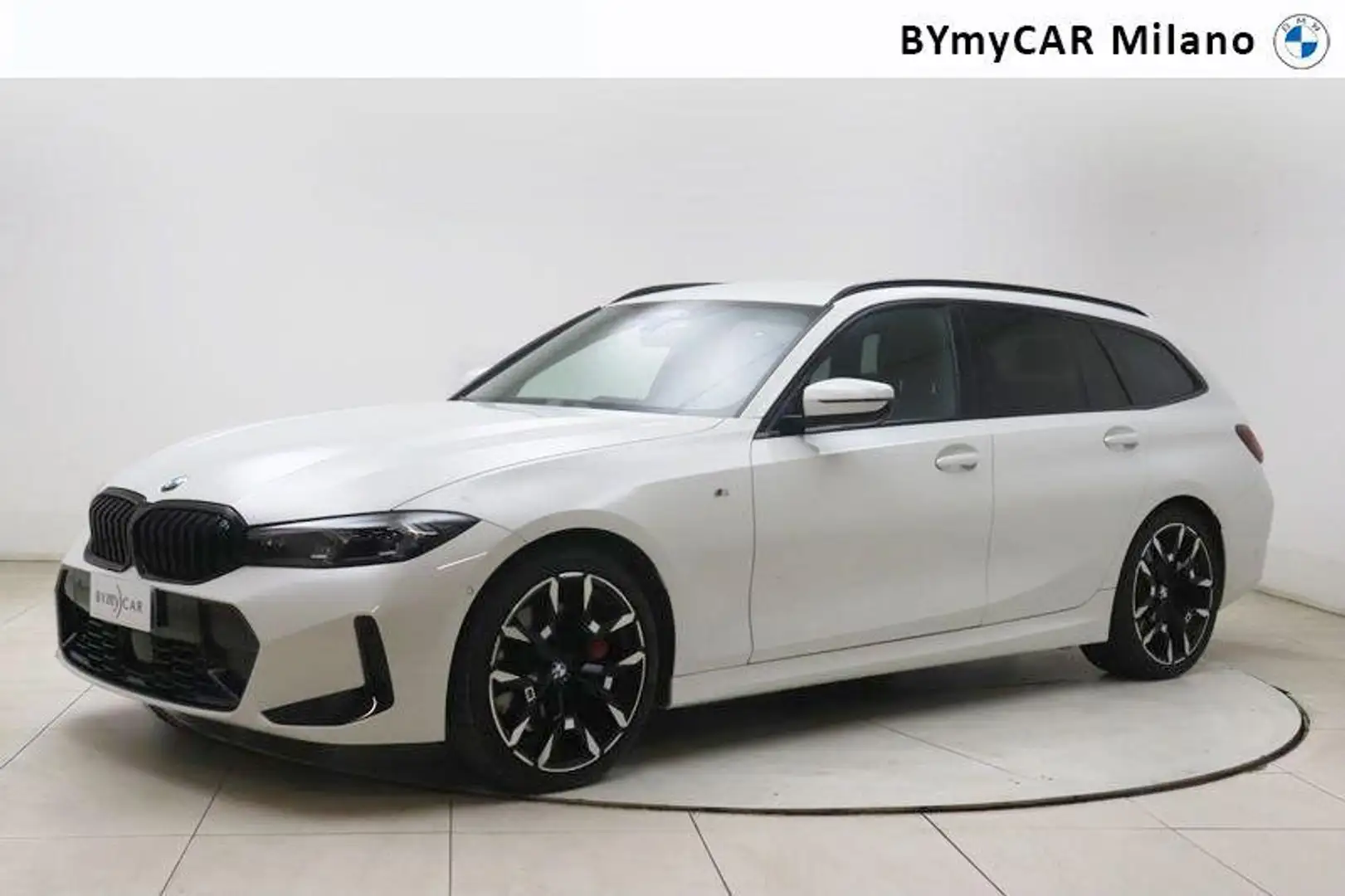 BMW 320 d Touring mhev 48V Msport xdrive auto Blanc - 1