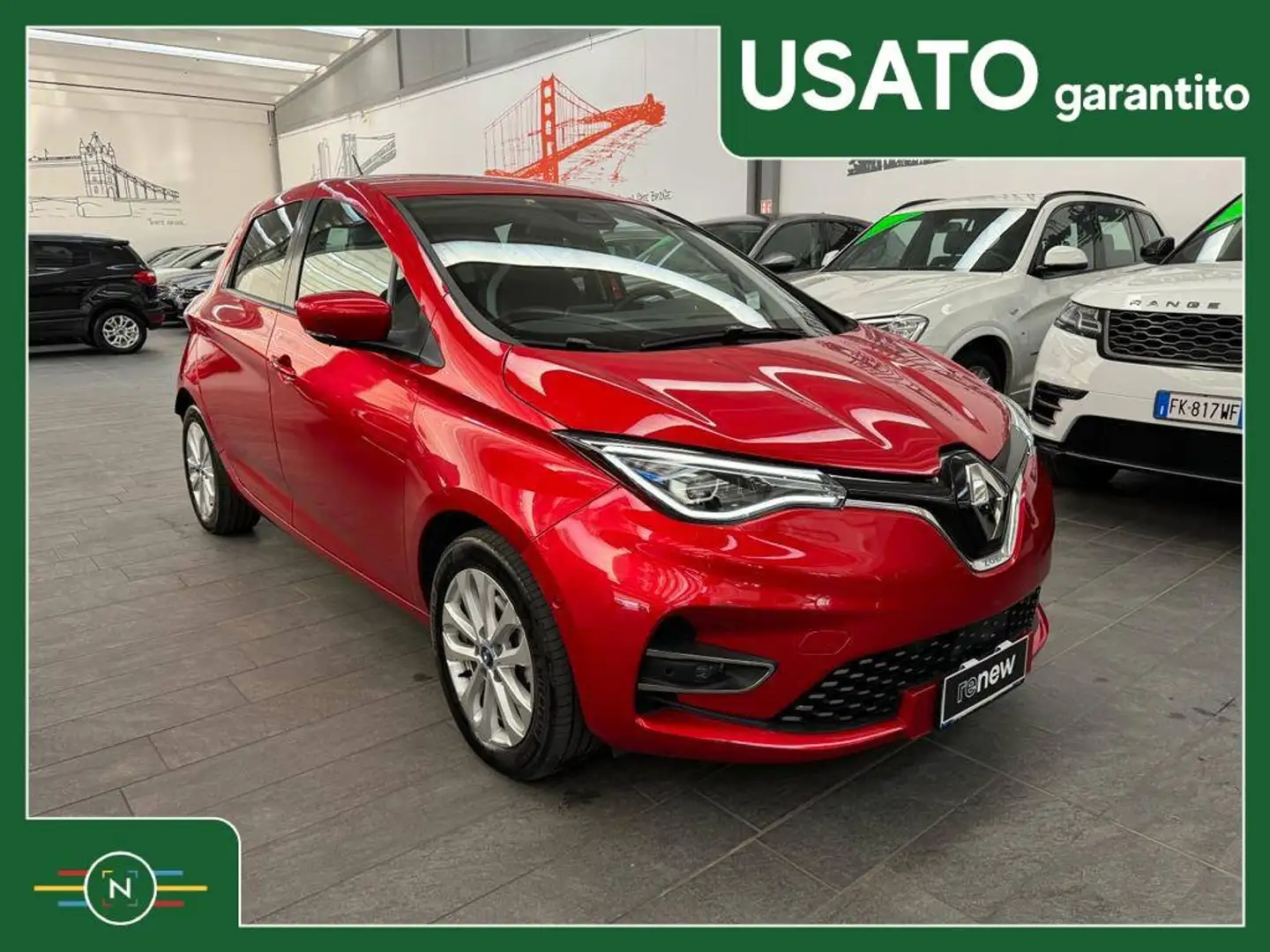 Renault ZOE Zen R135 Flex AUTONOMIA 380 km BATTERIA A NOLEGGIO Rojo - 1