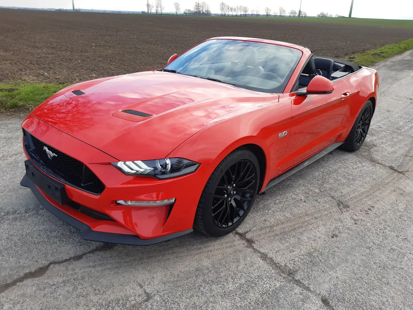 Ford Mustang Convertible 5.0 Ti-VCT V8 Aut. GT Premium Rojo - 1