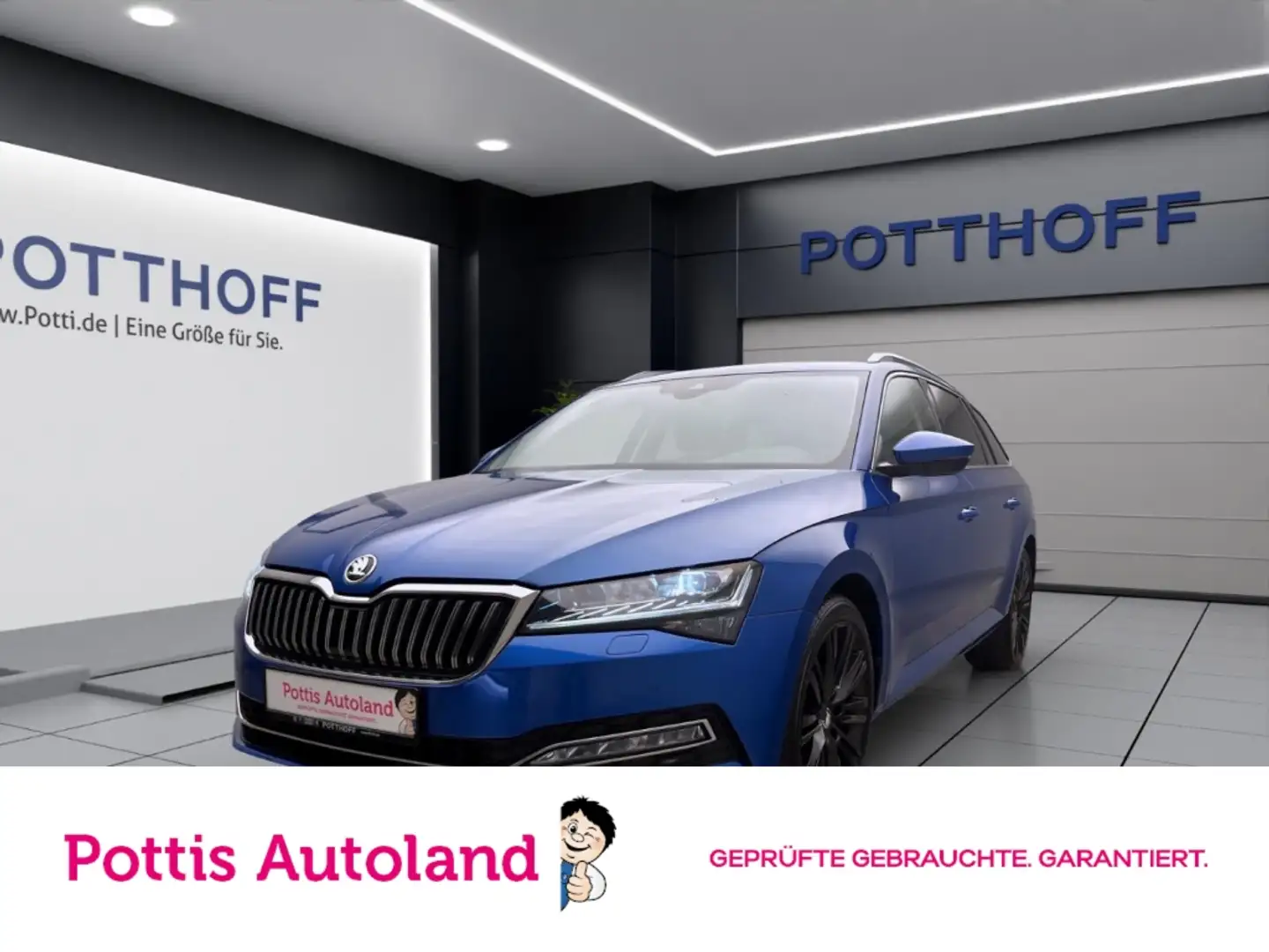 Skoda Superb Combi 2.0 TDI DSG STYLE NAVI ACC SITZHZG PDC Bleu - 1