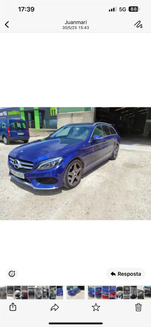 Mercedes-Benz C 220 220BlueTec 7G Plus Azul - 2