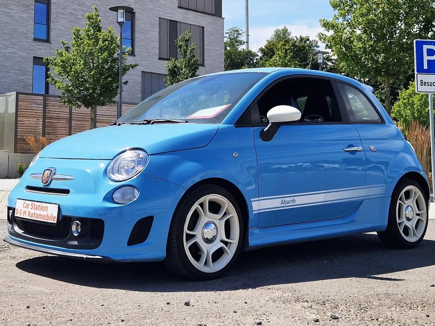 Abarth 500 500 /PDC /Euro5/Klima/Euro5/Weiße Alufelgen/ABS Bleu - 1